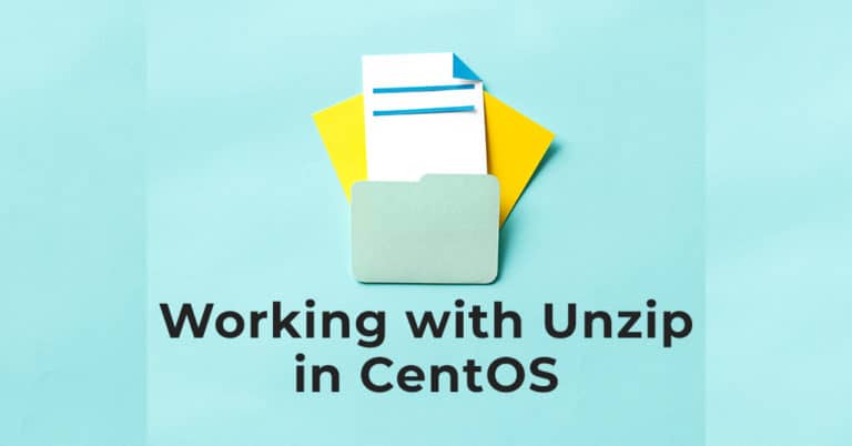 how to use unzip in centos