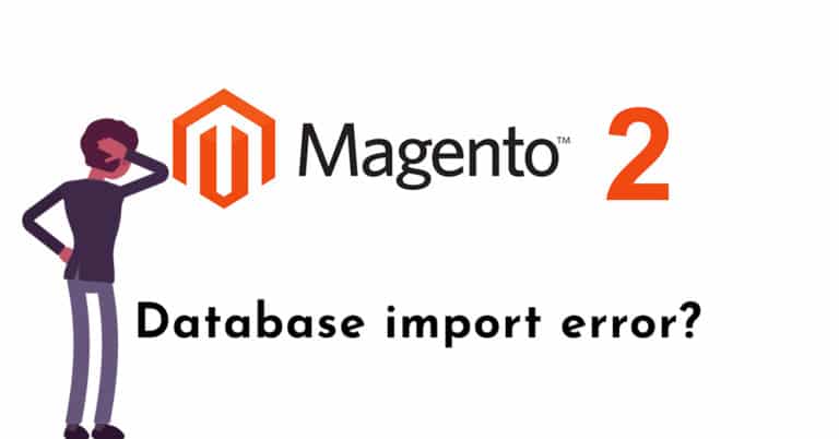magento 2 database import error super